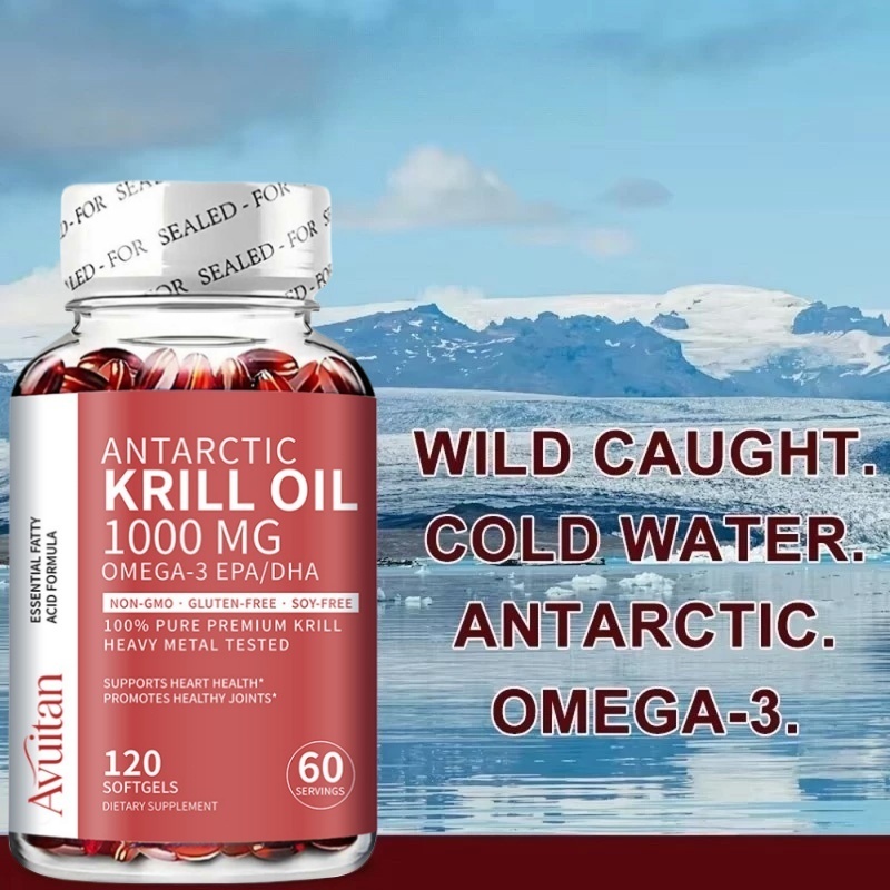 Krill Oil 1000 mg 120 softgel | Omega 3 EPA, DHA