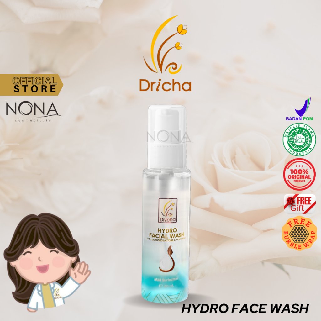 DRICHA HYDRO FACIAL WASH untuk kulit normal & kering