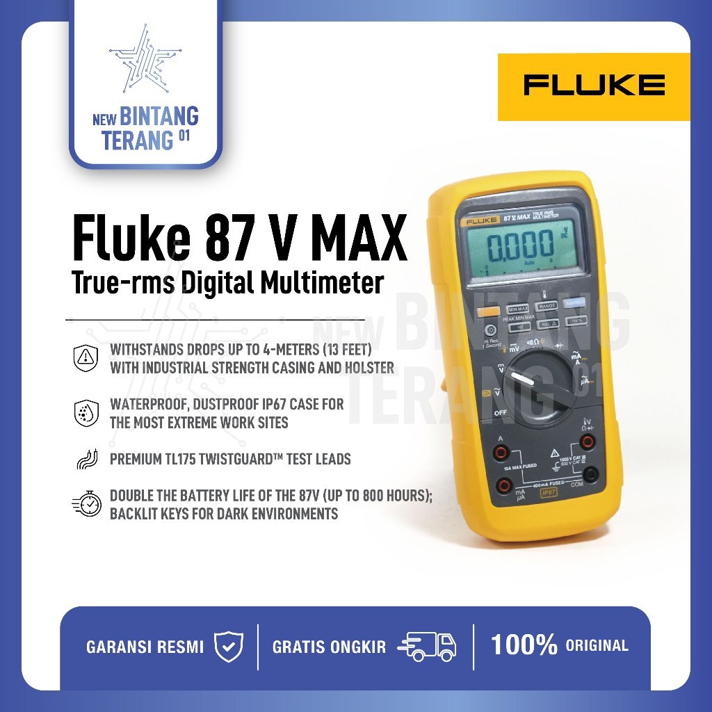 Fluke 87V MAX True RMS Digital Multimeter