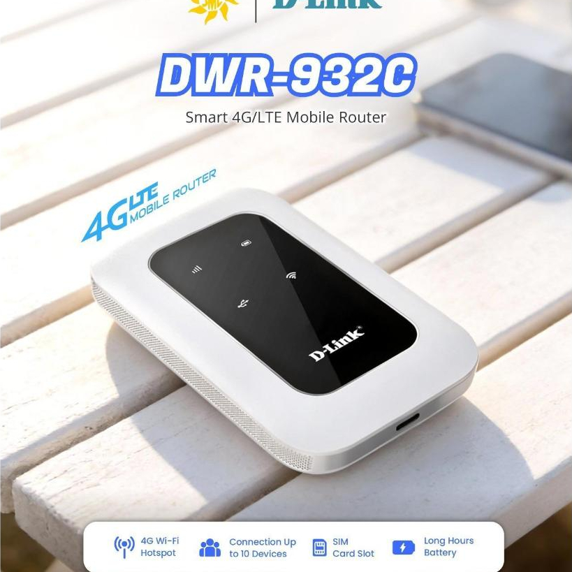 D-LINK DWR-932C 4G/LTE MODEM WIFI MOBILE ROUTER