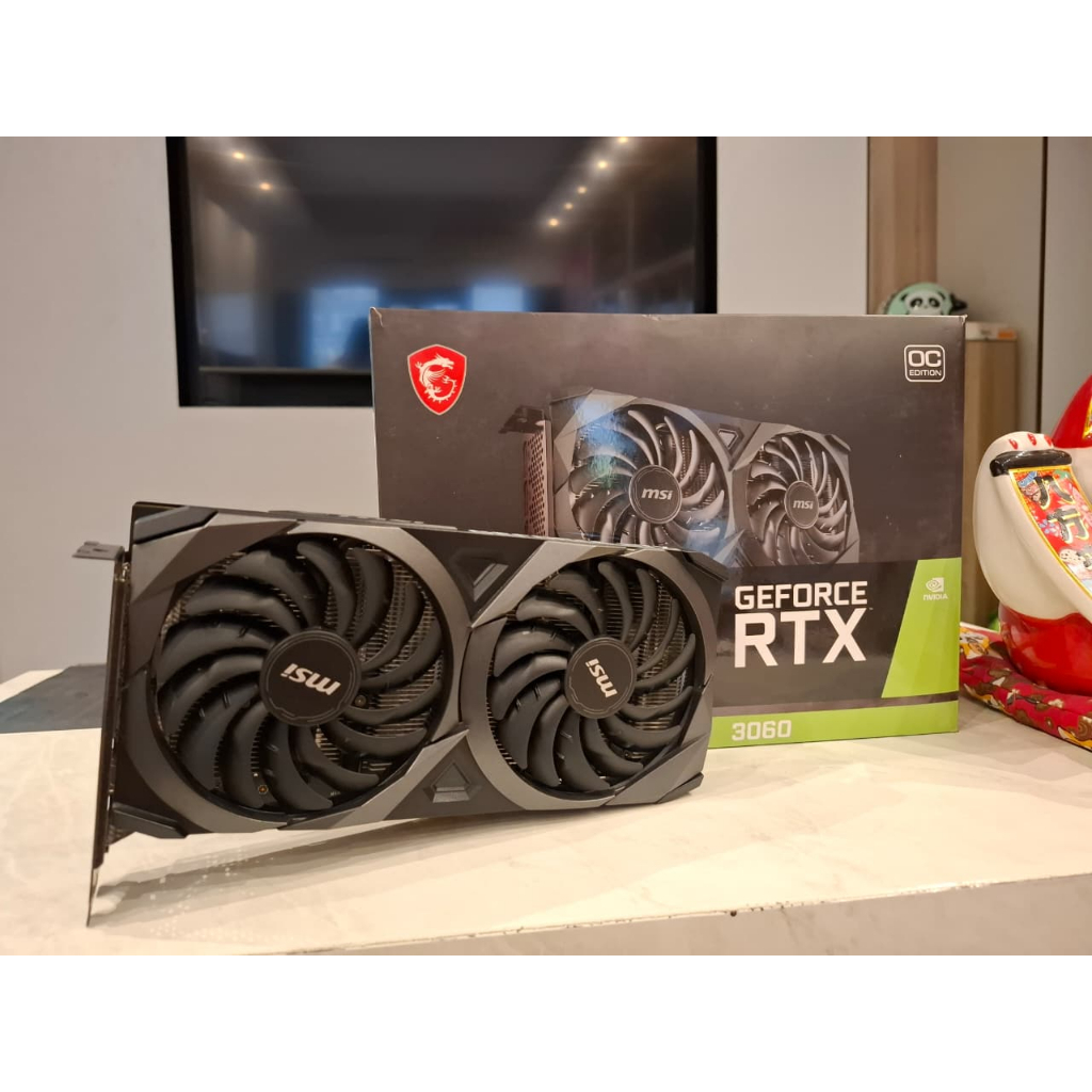 VGA MSI GeForce RTX 3060 / RTX3060 VENTUS 2X 12GB GDDR6 OC - Second 2ND