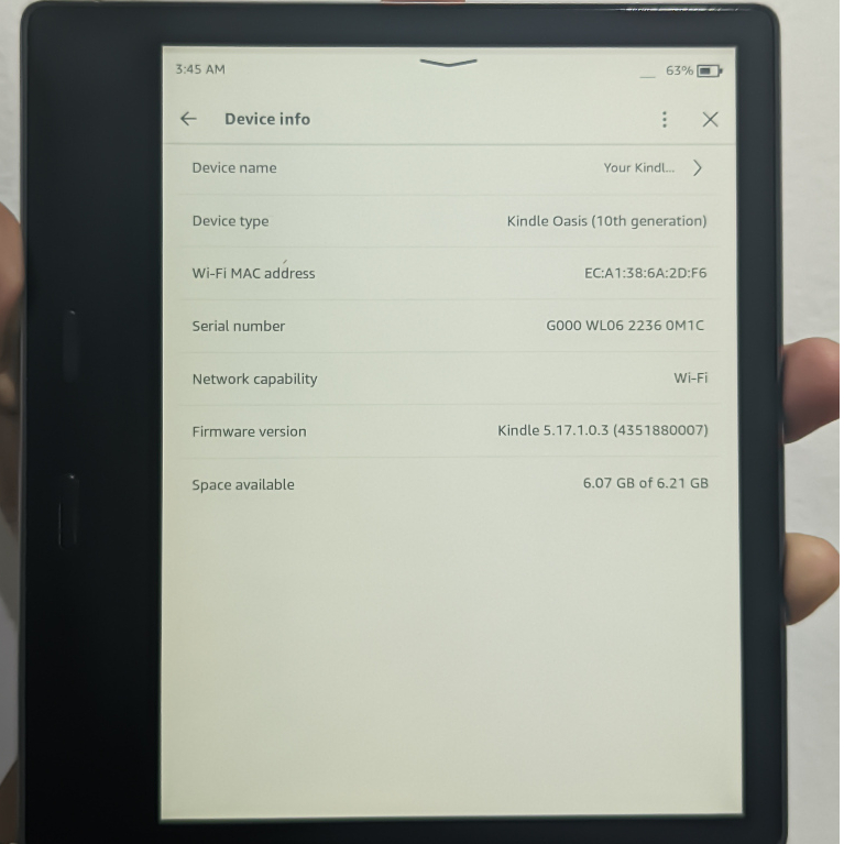 AMAZON Kindle Basic Oasis 3 Gen 10 eReader eBook - Ebook Reader Second Mulus Murah