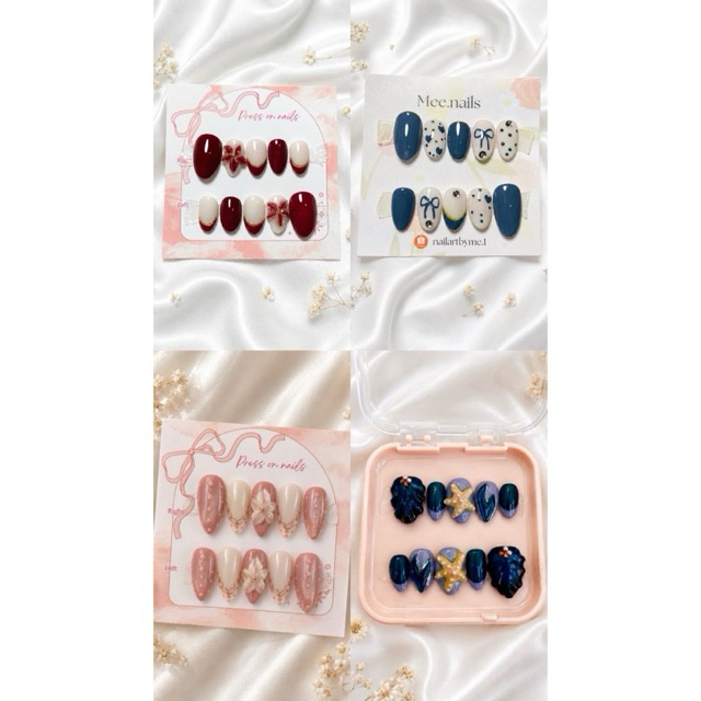 NAILARTBYME.1 | KUKU PALSU POLOS FREE LEM KUKU 12PCS / WEDDING NAIL ART / NAIL POLISH / NAIL ART SIM