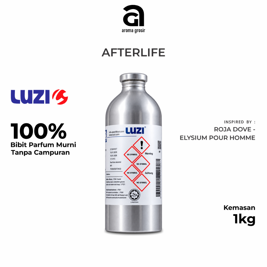 Bibit Parfum LUZI SPESIAL Afterlife Inspired by Elysium Roja Kemasan Segel 1kg