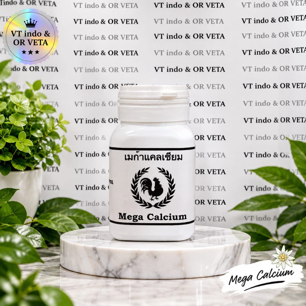 MEGA CALCIUM THAILAND 100 CAPS VITAMIN AYAM KALSIUM KUAT TULANG AYAM