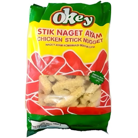 Okey Chicken Nugget Stik /Nugget Ayam 1 kilo (frozen food)