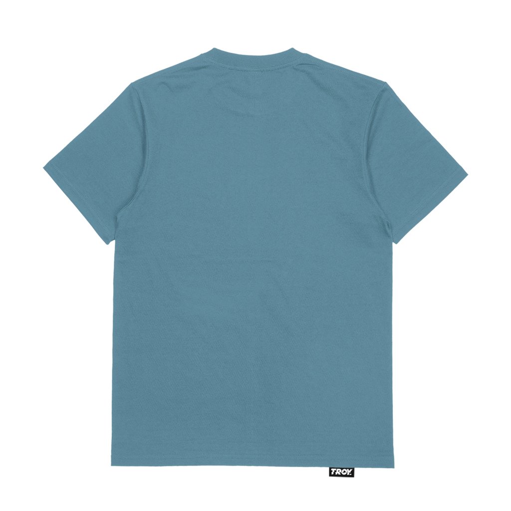 Troy Company T-Shirt Mineral Blue Dawn - Kaos Pria Lengan Pendek Biru Mineral MTD 3711