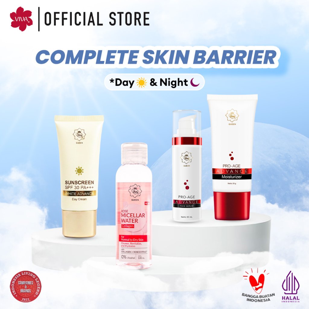 [PROMO] Paket Complete Skin Barrier With 3x CERAMIDE, HYALURONIC ACID, & ROSE EXTRACT