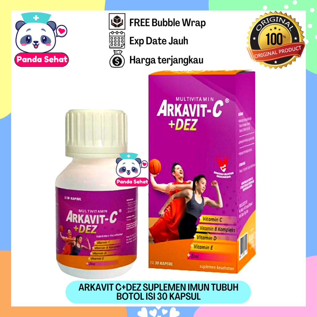 ARKAVIT CDEZ MULTIVITAMIN ISI 30 KAPSUL