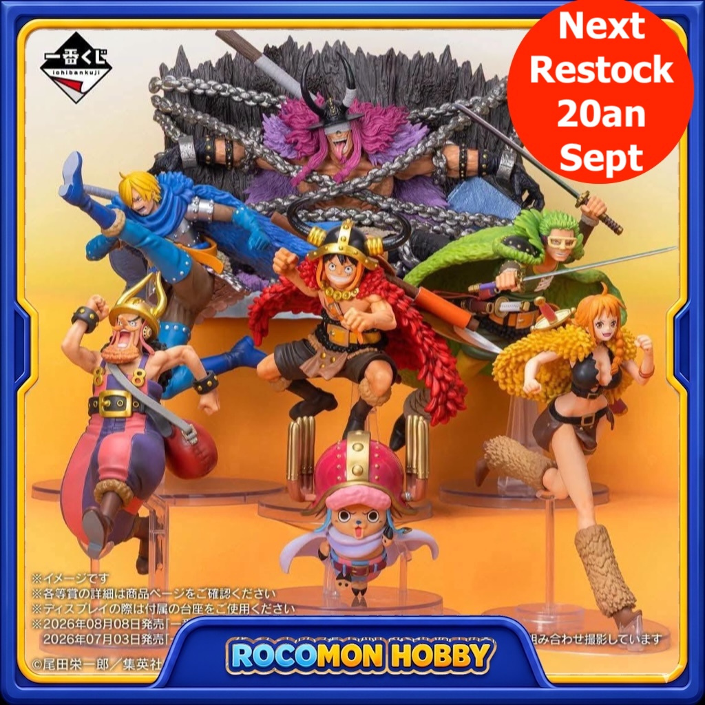 Ichiban Kuji One Piece Elbaf Arc Giant Bash Vol 1 Vol 2 100% Ori Import [Pilih Variant] Luffy Shamro