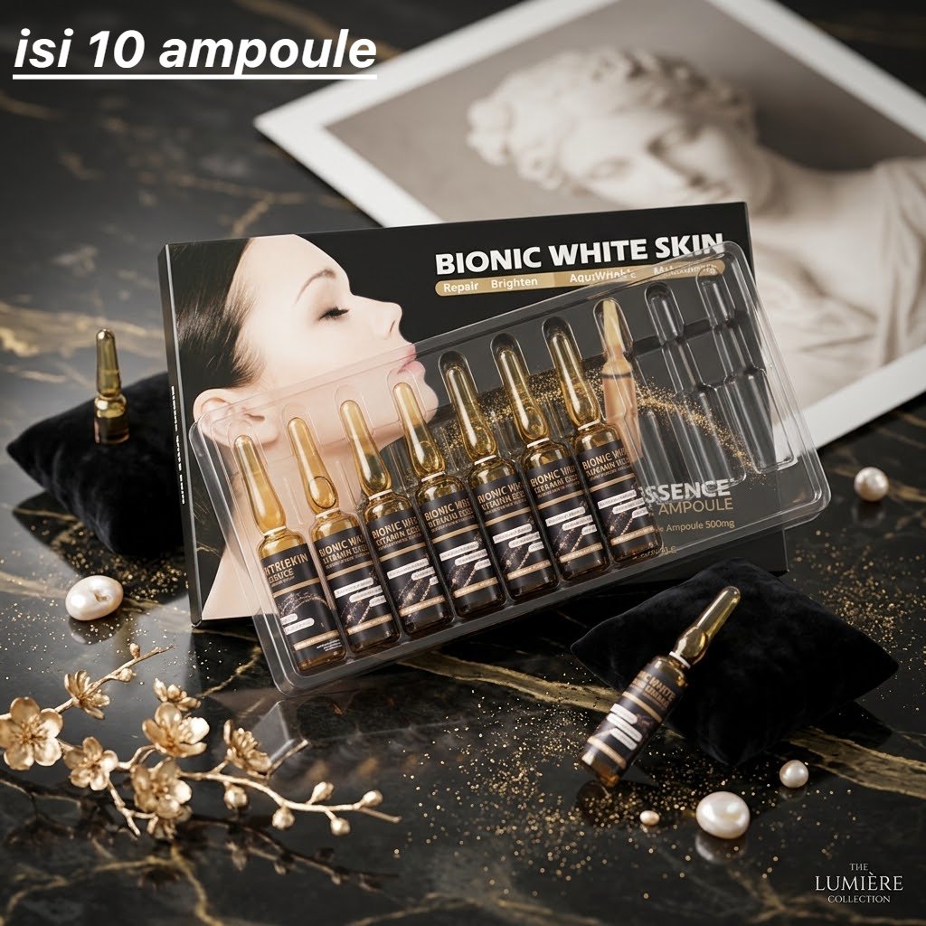 The Lumière Collection Bionic White Skin Esensi Ampul Isi 10 Ampul 500mg