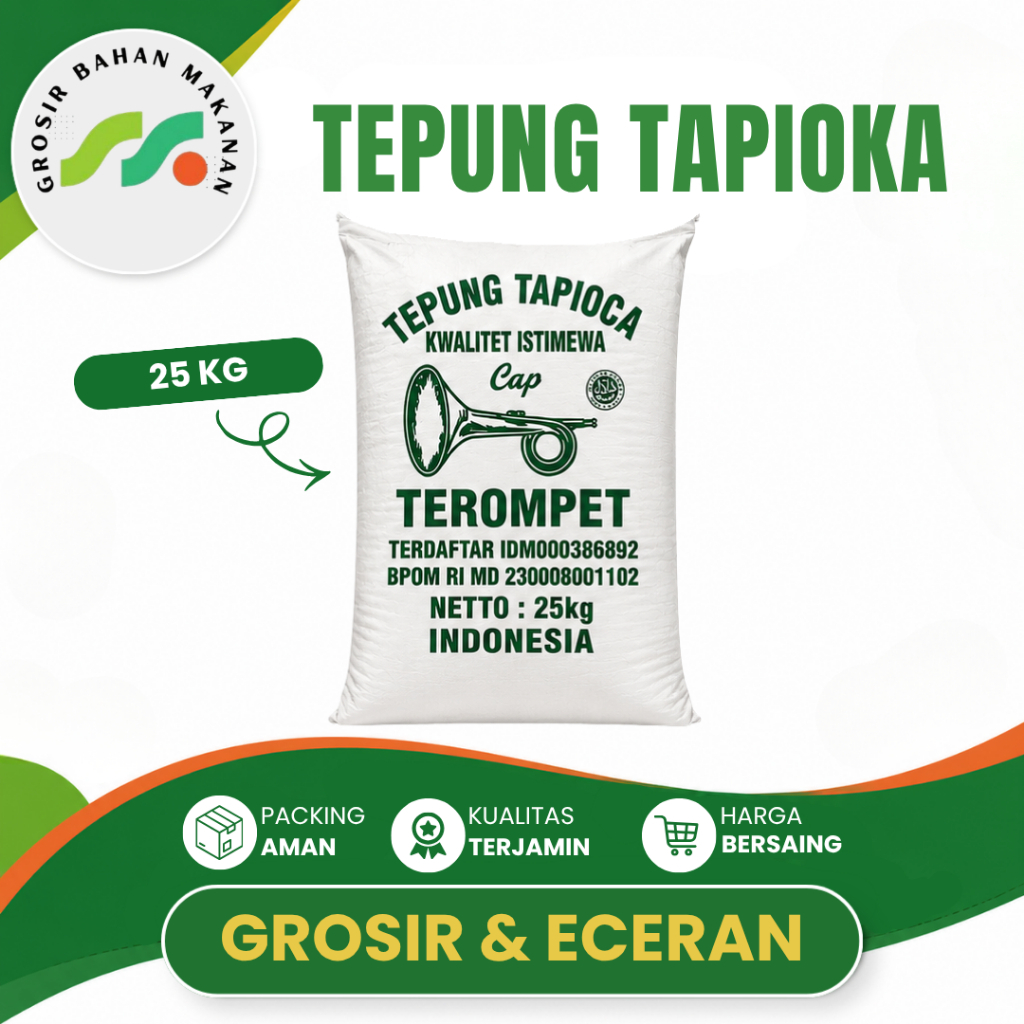 TAPIOKA TEROMPET 25KG (INSTANT)
