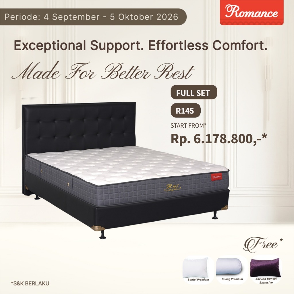 Romance - Kasur R145 (Full Set) Romance Grosir