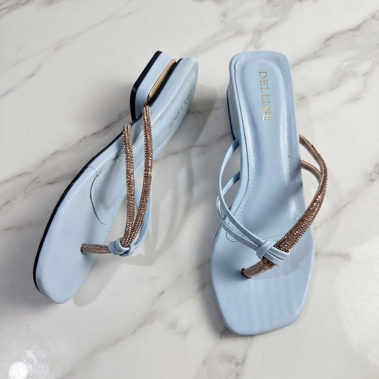 Delisa sendal wanita delline heels LN01