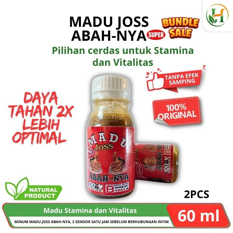 Madu Joss Abah-nya SUPER 60ml - Paket Hemat 2pcs - ORIGINAL - Madu Joss Abahnya super
