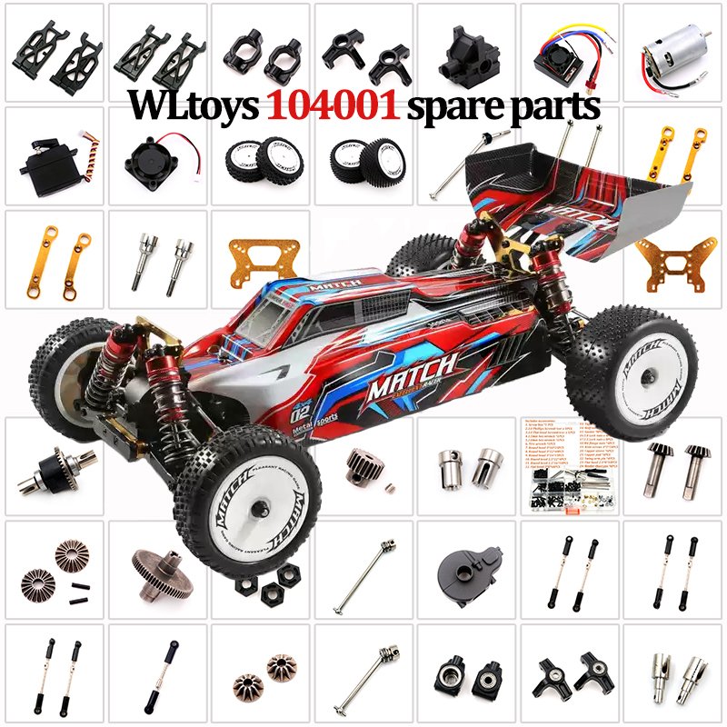 part wltoys 104001 104002 1:10 buggy 104001 1887 motor gear - 104002 2185 2pcs taper gear