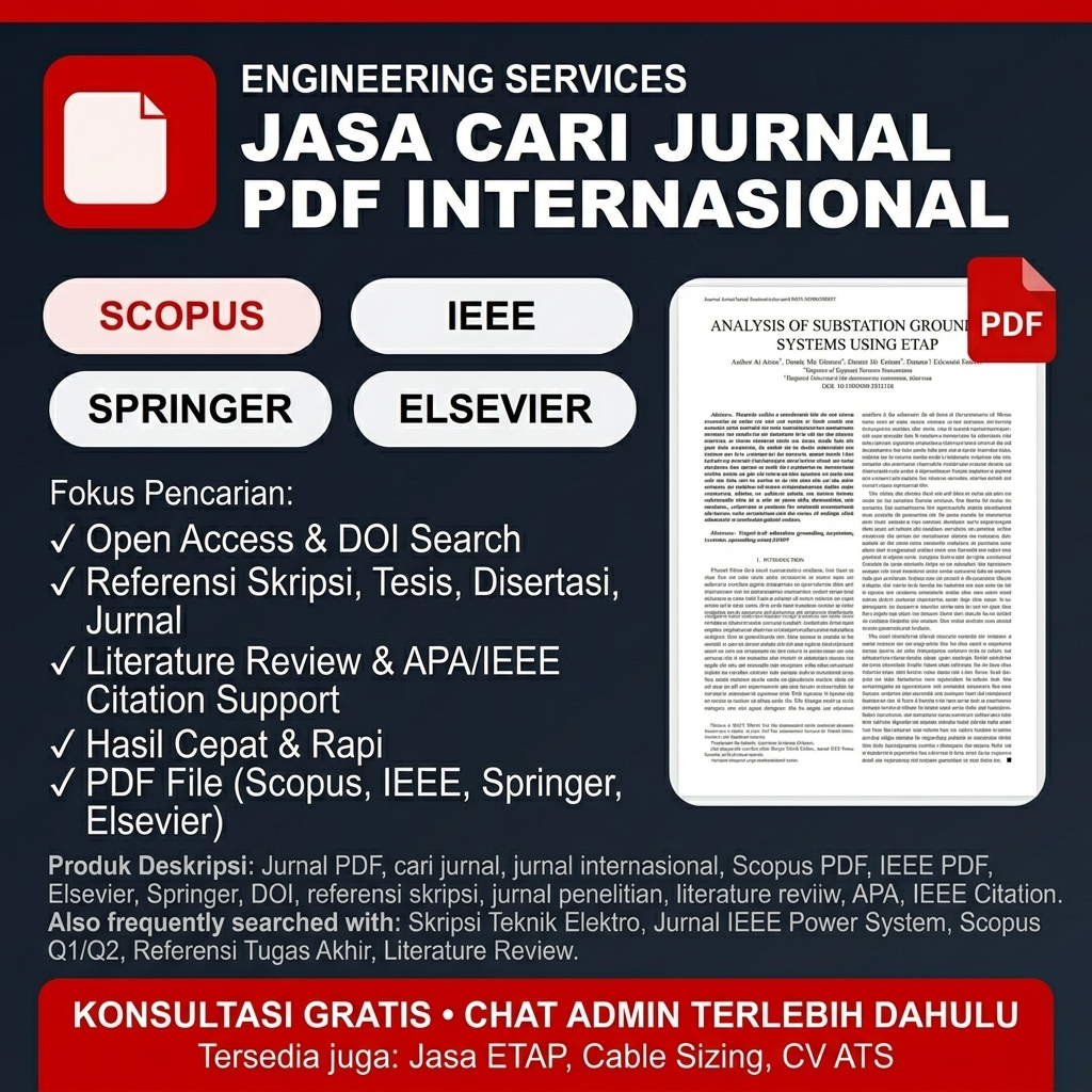 Jasa Cari Jurnal PDF Internasional TERPERCAYA | Scopus, IEEE, Elsevier, Springer, DOI
