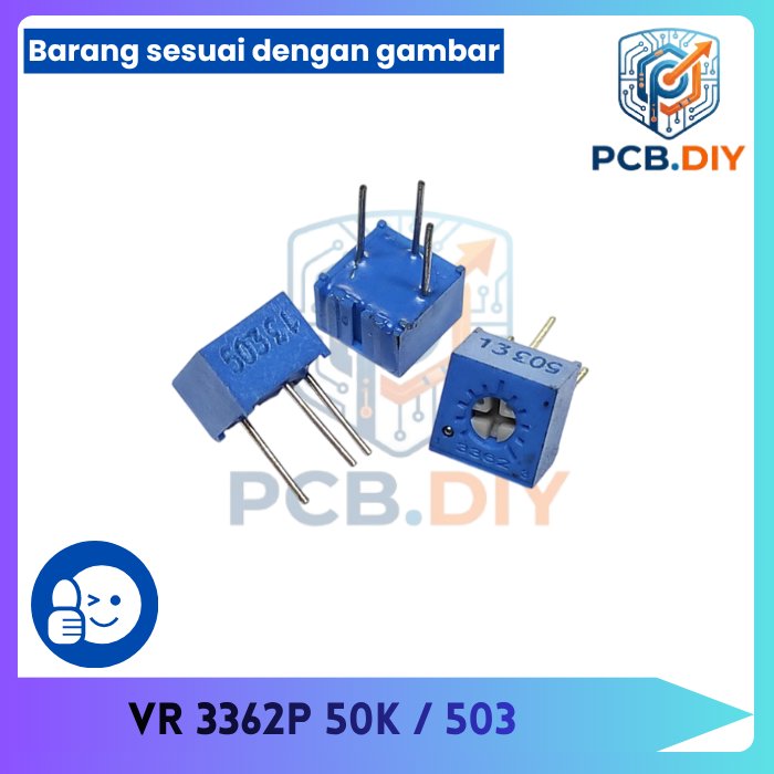 3362P trimpot variabel resistor Presisi 50K 50k 503 3362 p 3362 P 503