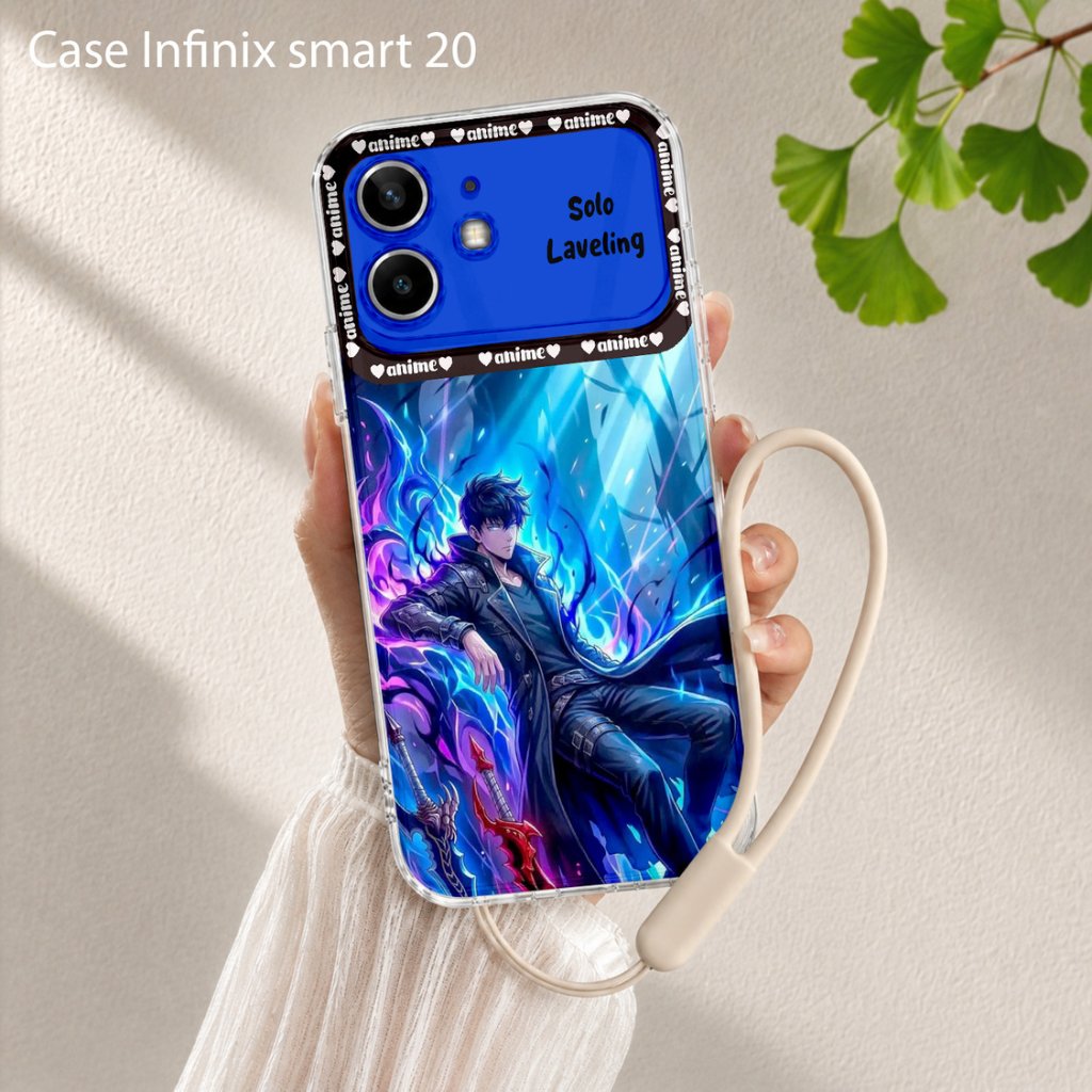 Case + TALI Hp Untuk Infinix Smart 20 10 10 Plus Smart 9 8 7 Infinix Note Edge Note 60 Pro Gt 30 Pro