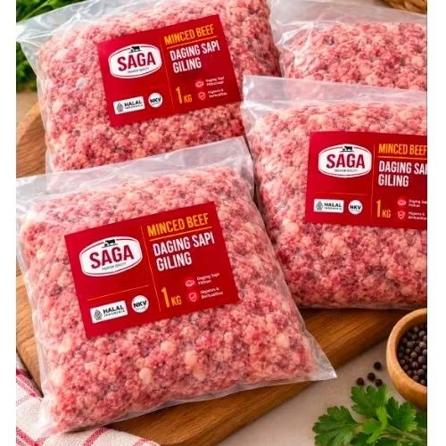 SAGA Daging Sapi Giling Daging Daging Daging Sapi Giling 1 Kg Halal