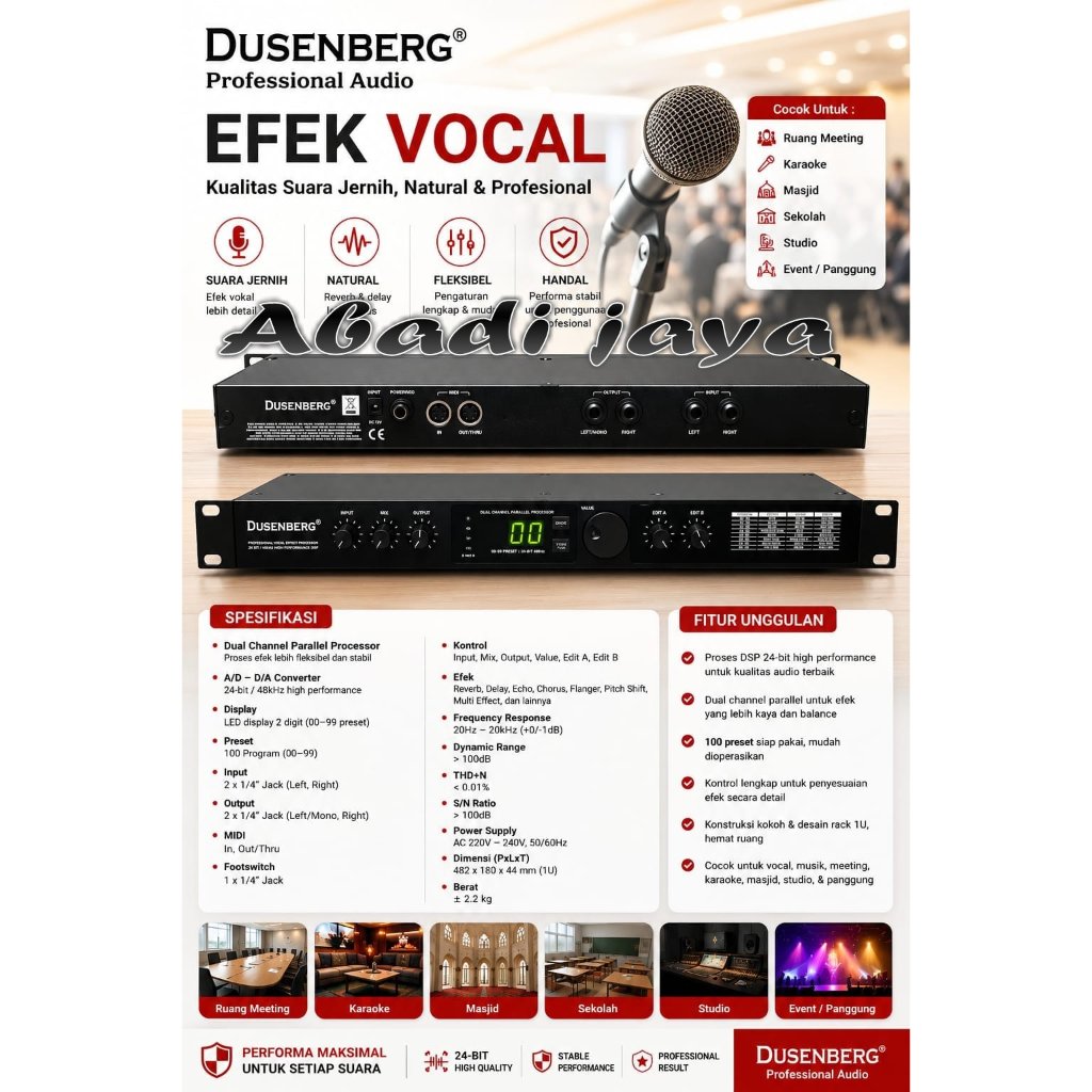 efek vocal dusenberg effecks vocal dusenberg original