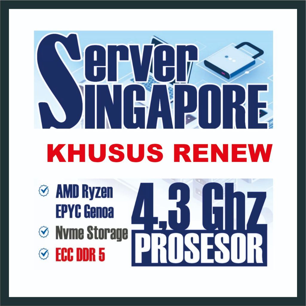 [ Khusus Renew ] SERVER SINGAPURA VPS/RDP Windows