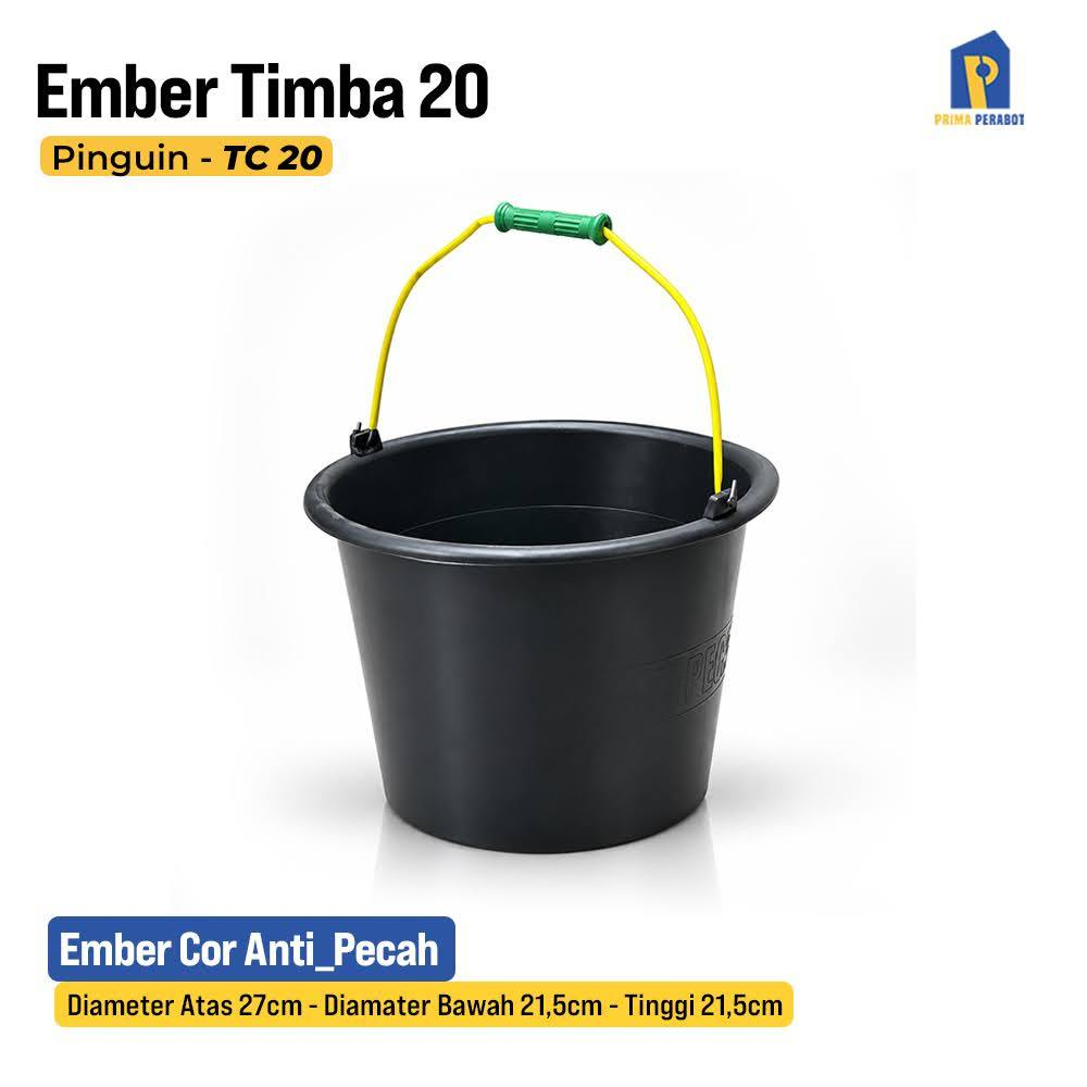 Ember Plastik Hitam 10 Liter Ember Cor Proyek Cor - 20 Union Plastik