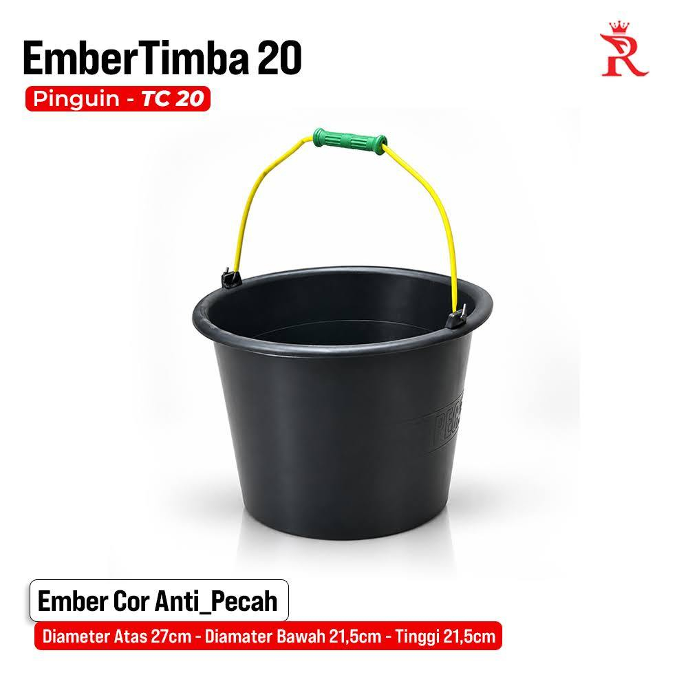 Ember Plastik Hitam 10 Liter Ember Cor Proyek Cor - 20 Union Plastik