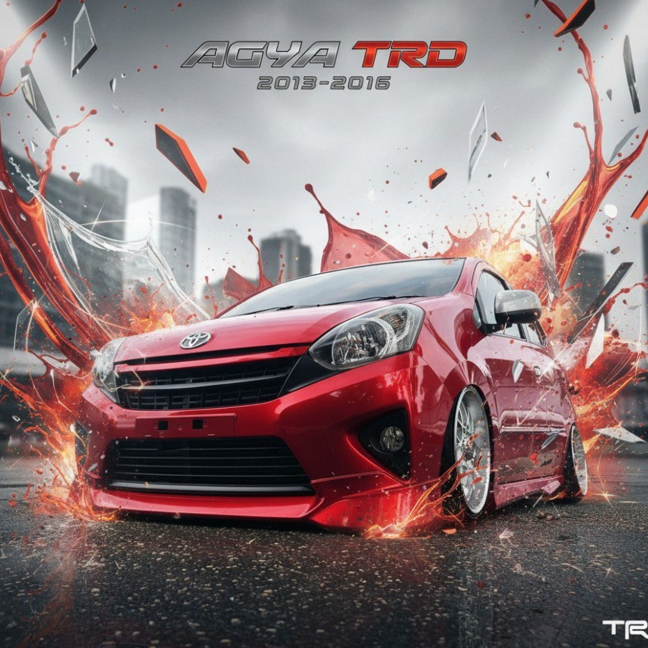 bodikit BODYKIT AGYA TRD 2013 2014 2015 2016 BODY KIT TOYOTA AGYA TRD