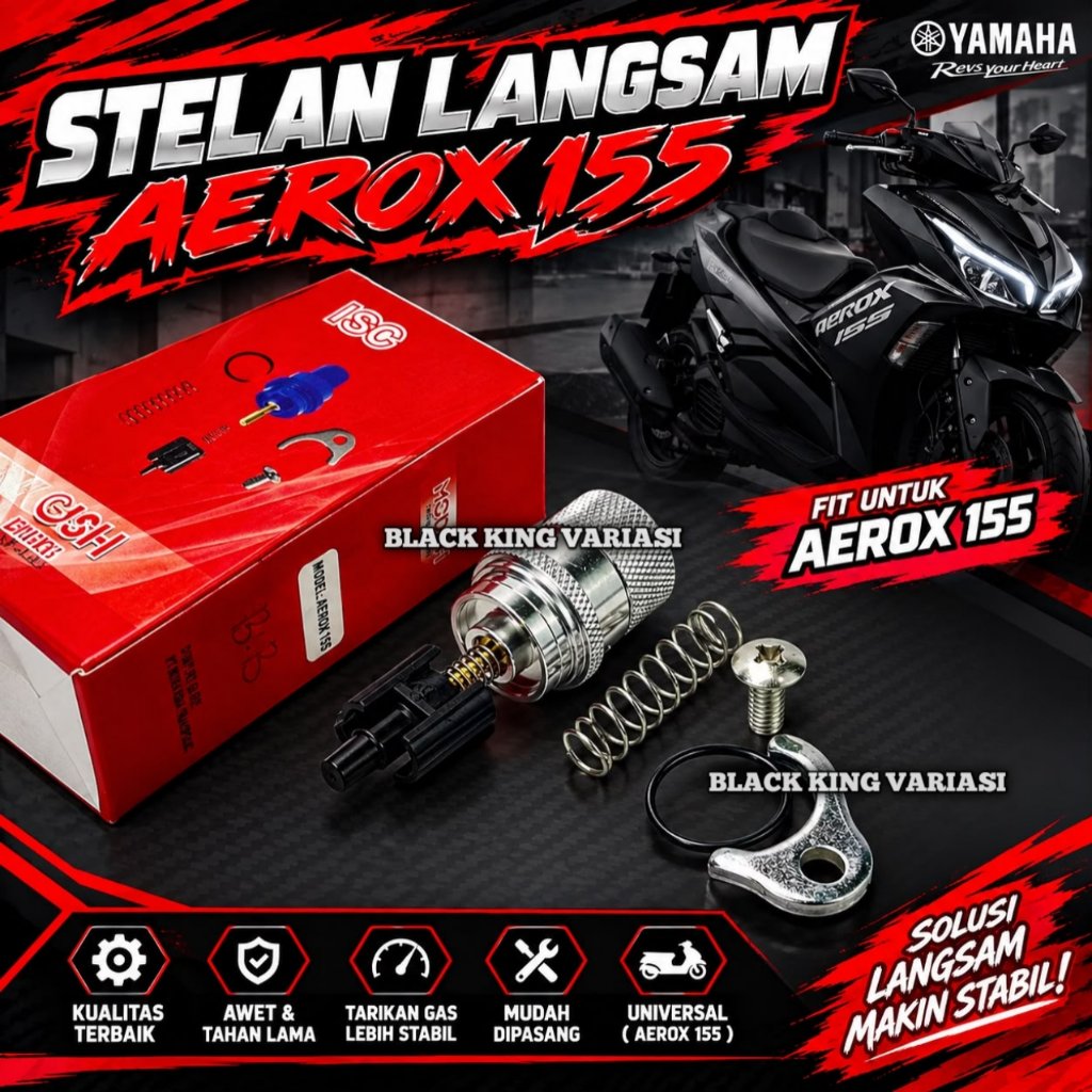 ISC IDLE Sensor Control Stelan Langsam Manual Aerox 155 Nmax Lexi ISC Rangsam ISC Manual Aerox IDLE 