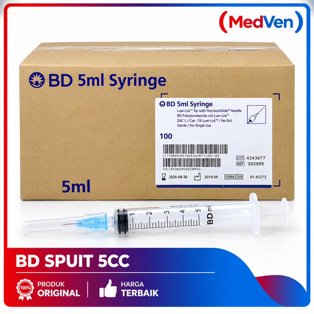 BD SPUIT 5 CC / BD SYRINGE 10 CC