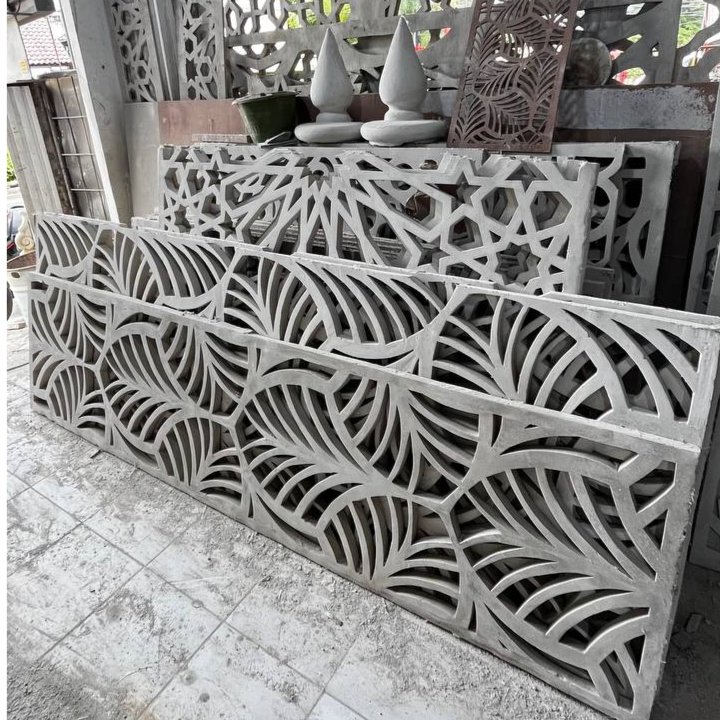 GRC Krawangan Motif Daun