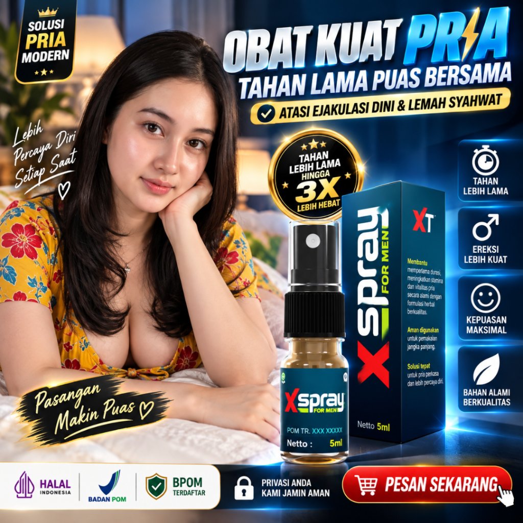 ST Spray ( BPOM ) Obat kuat pria tahan lama 10 ml