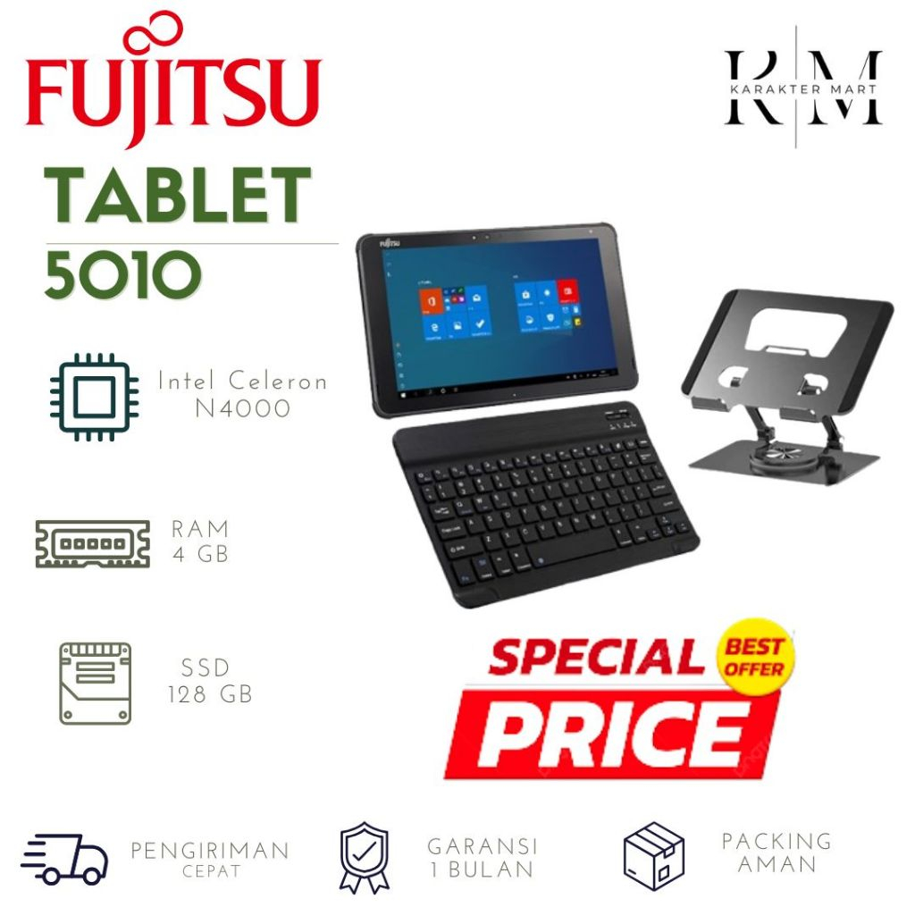Jual Murah Tablet 1jutaan Fujitsu 5010 SSD 128GB