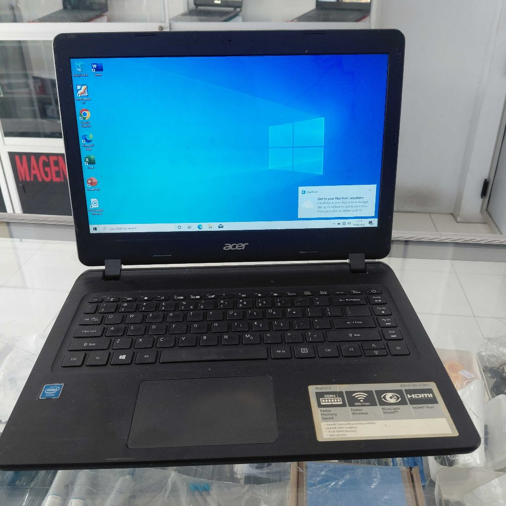 Laptop ACER A314-33 CELERON N4000 RAM 8GB SSD 128GB 14 inch
