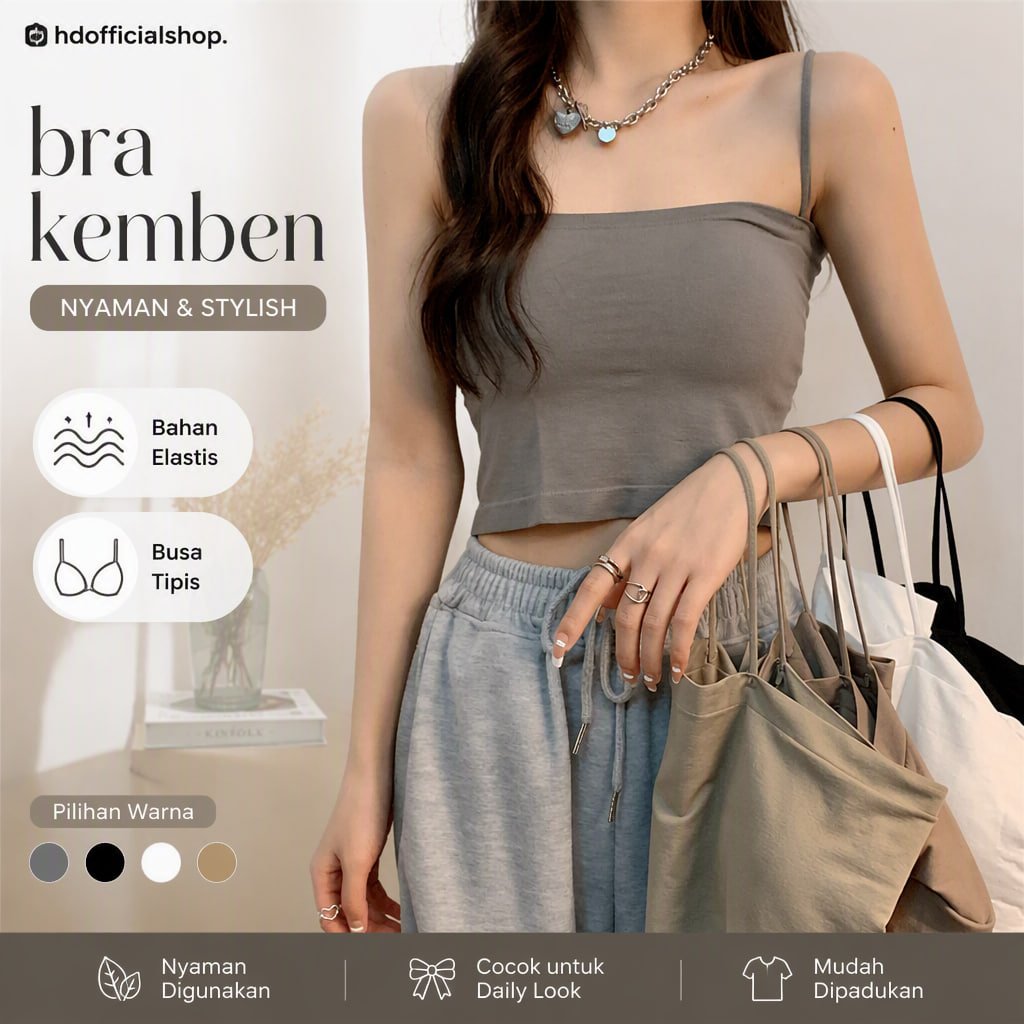 HD  - Bra Tanktop Korean Tanktop Bra / Beha Pakaian Dalam Wanita Bra48