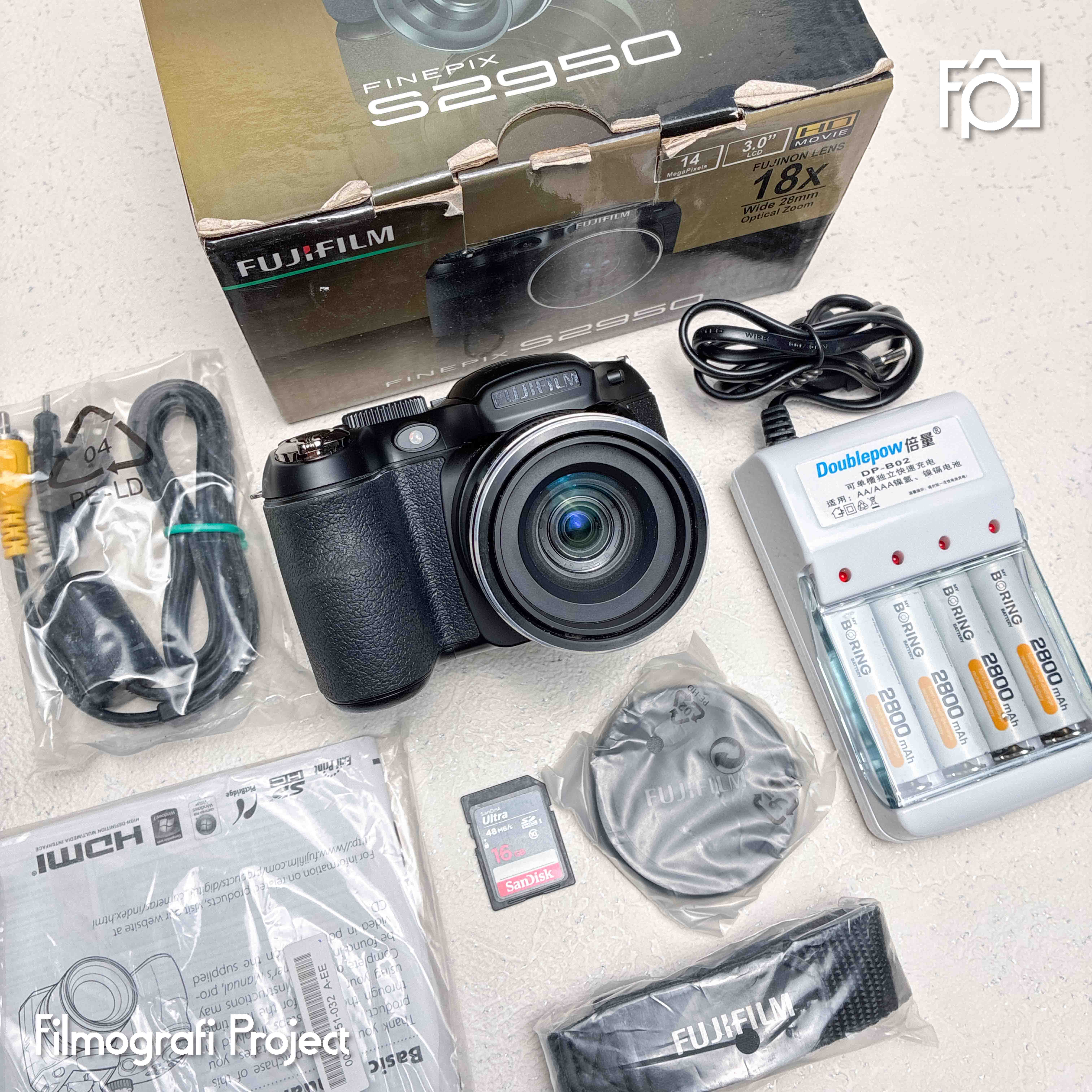 Fujifilm Finepix S2950 - Kamera Pocket Digital Digicam Camdig Point & Shoot Camera