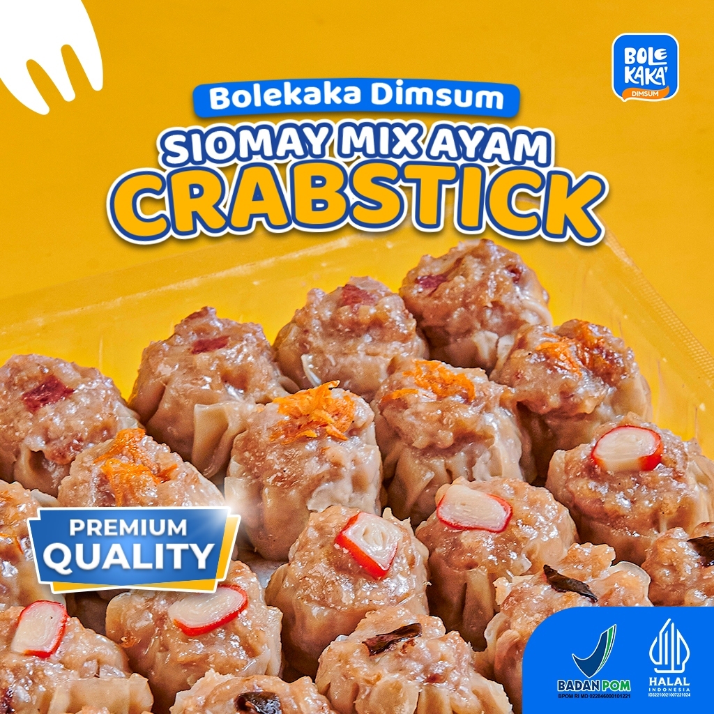 Bolekaka Dimsum Siomay Mix Ayam Crabstick 100 pcs