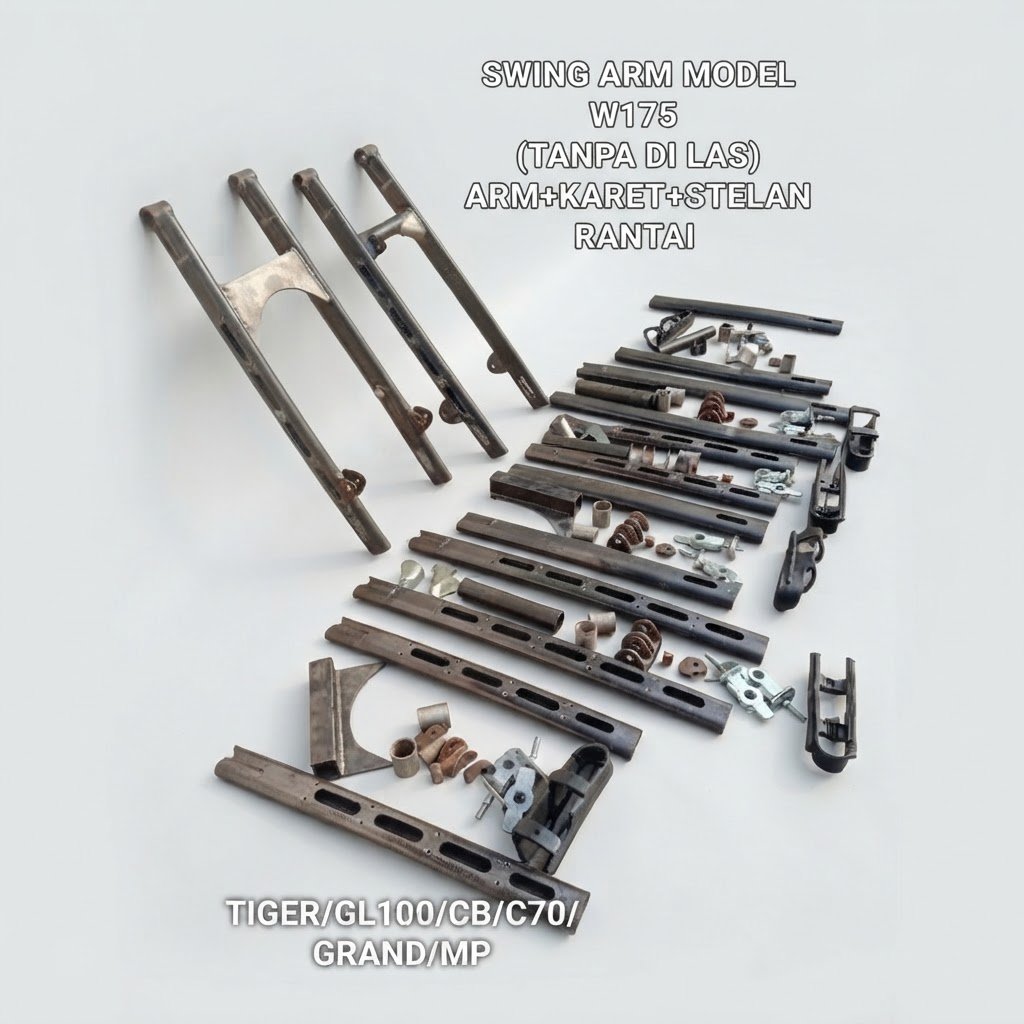 SWING ARM MODE W175 (TANPA DI LAS )SWING ARM W175 PNP TIGER/CB/GL100/