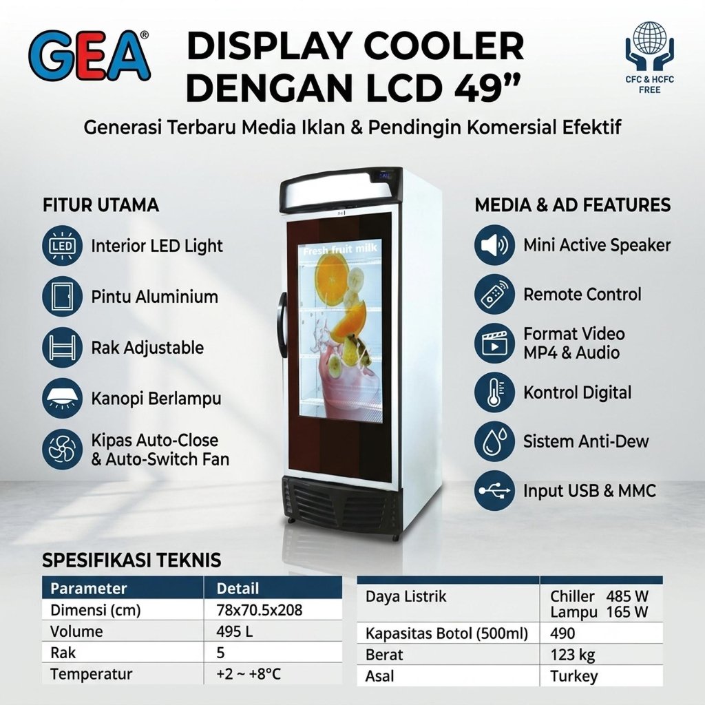 GEA USS-691DTKL-LCD / USS691DTKLLCD / USS 691 DTKL LCD / USS-691DTKLLCD / USS 691DTKLLCD / USS691DTK