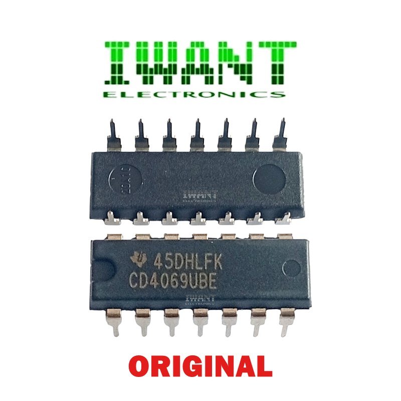 4069 CD4069 IC 4069 ORIGINAL CD4069UBE DIP H4069 IC HEF4069UBP DIP-14 PIN