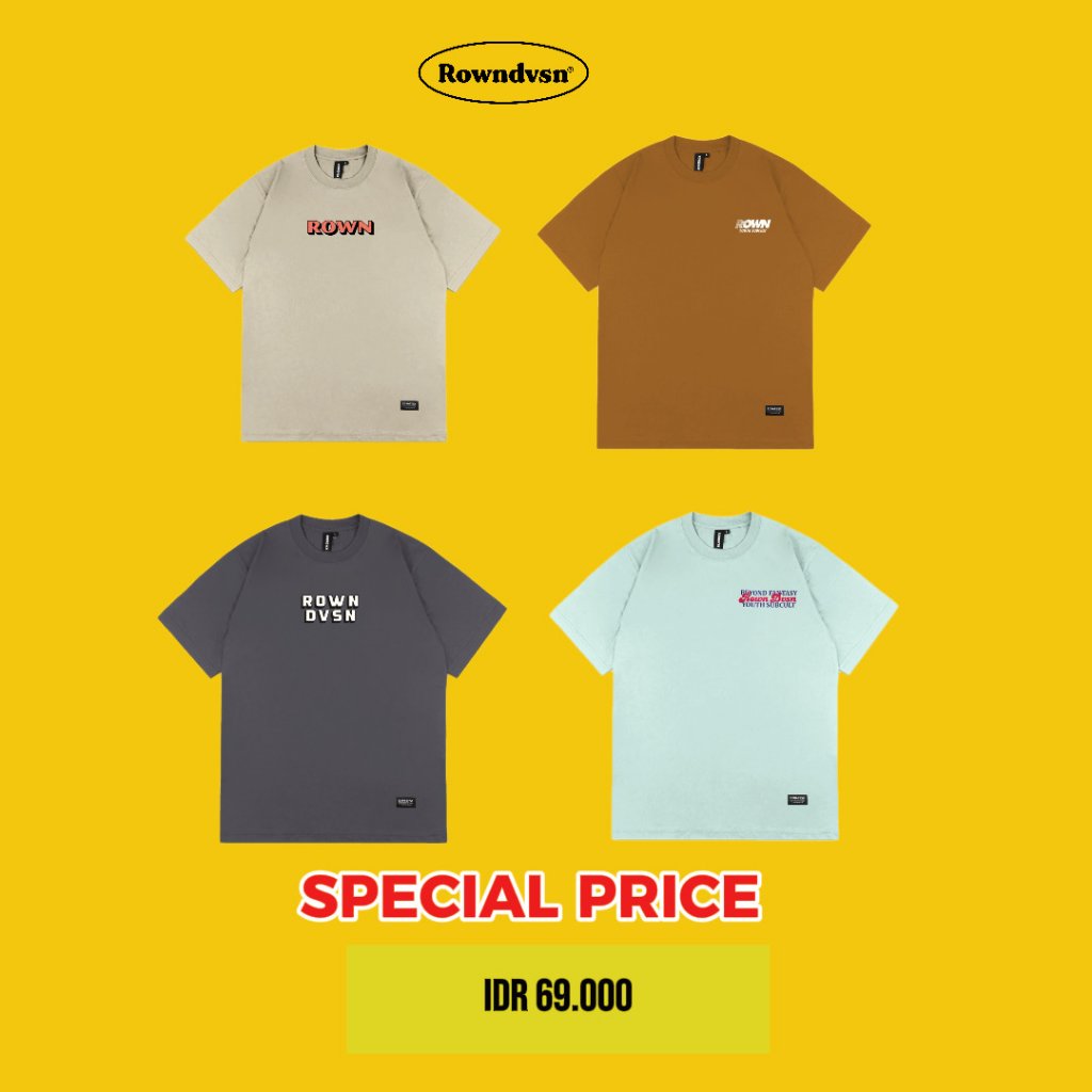 Kaos Pendek 69.900  (A) - Rowndivision Supply Kaos Speciel Price 69.900