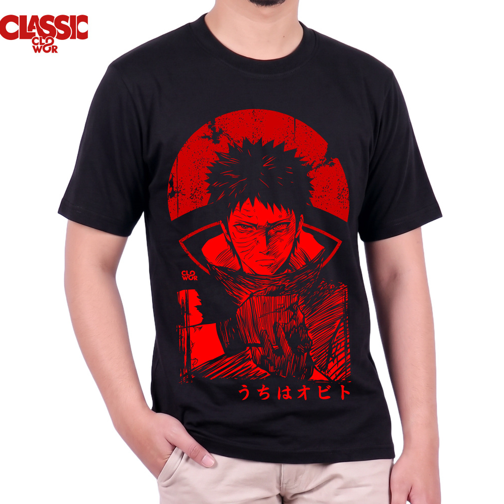 CLOWOR CLASSIC Kaos Uchiha Obito Anime Naruto