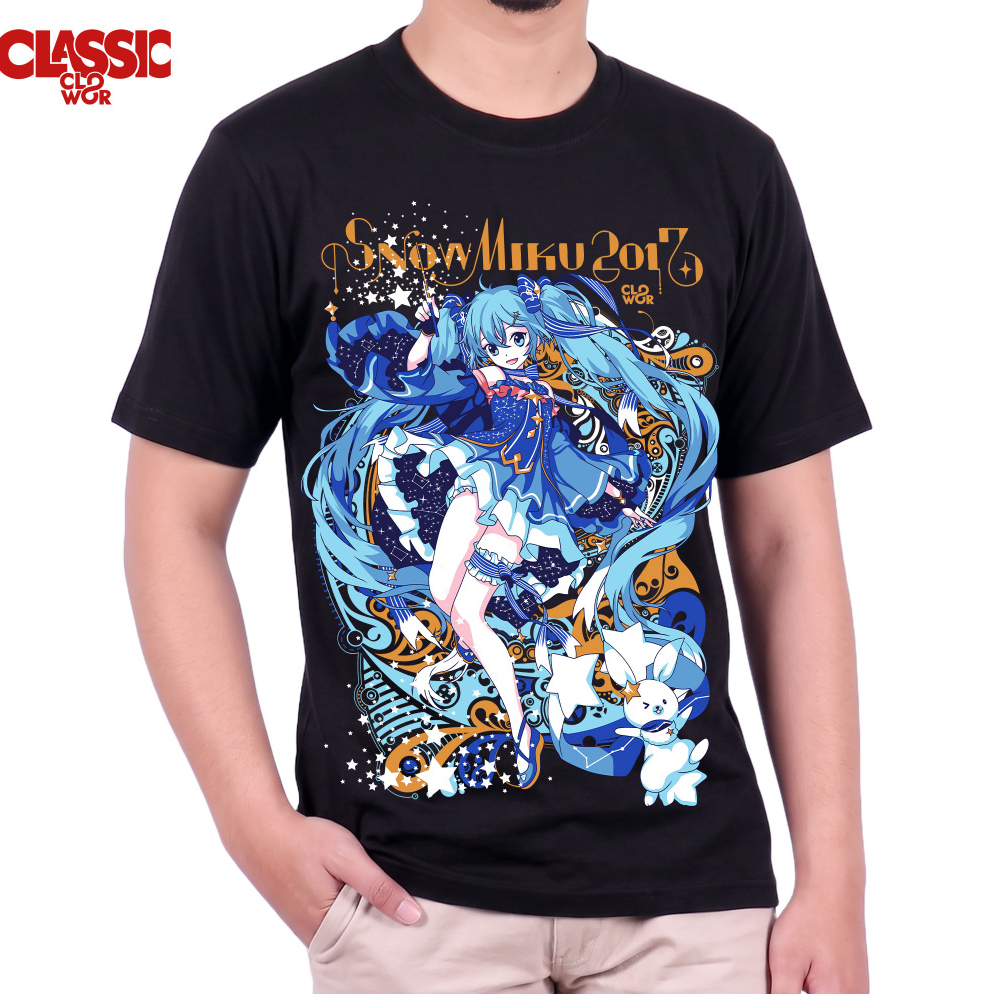 CLOWOR CLASSIC Kaos Snow Miku 2017 Anime Vocaloid