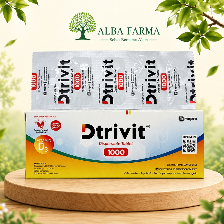 DTRIVIT 1000 DISPERSIBLE TAB  - STRIP