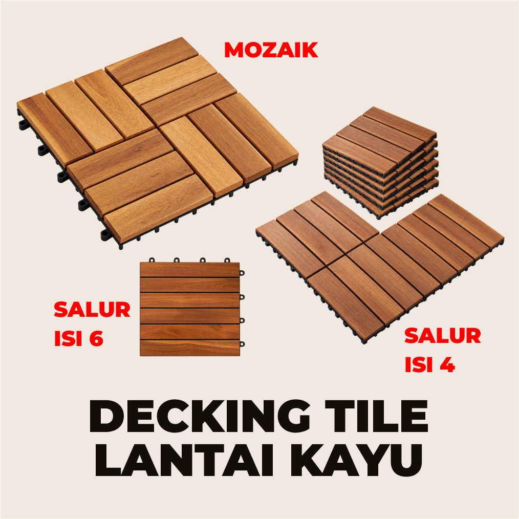 LANTAI KAYU / DECKING TILE / LANTAI KAYU PARKET