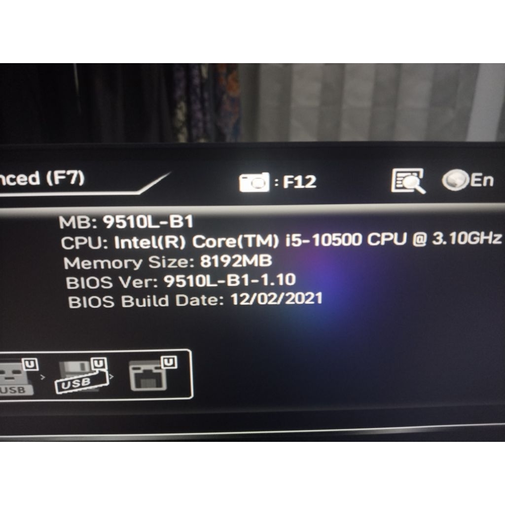 Processor intel core i5 10500 Gen 10