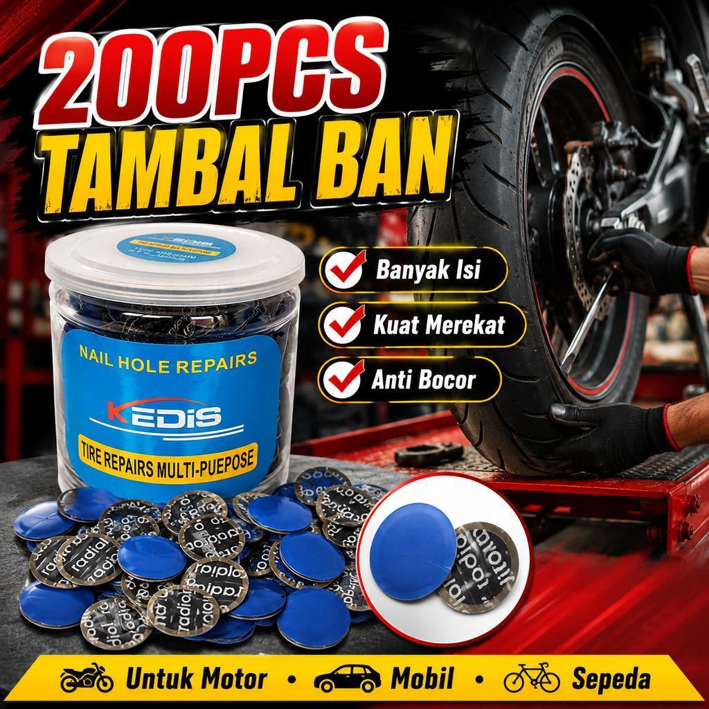200 lembar tambalan ban Tip Top 32 mm dan 42 mm | Tambalan anti bocor untuk ban dalam sepeda motor/m