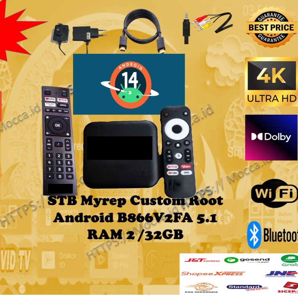 TV Box B866v2FA 5.1 RAM 2/32GB 4K root pr3mium