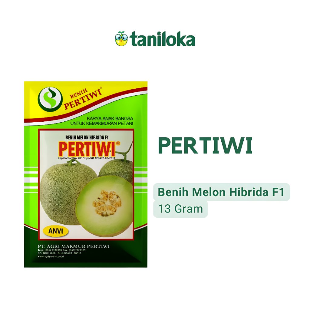 Benih Pertiwi - Benih Melon Pertiwi (13 Gram)